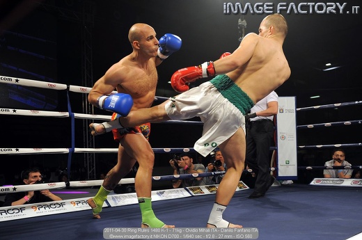 2011-04-30 Ring Rules 1480 K-1 - 71kg - Ovidio Mihali ITA - Danilo Fanfano ITA